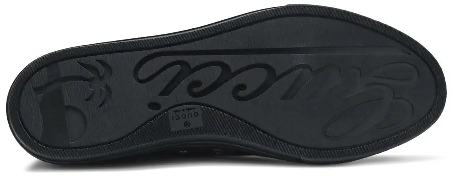 Gucci GG Canvas Low 'Grey Black' - Size 4.5UK