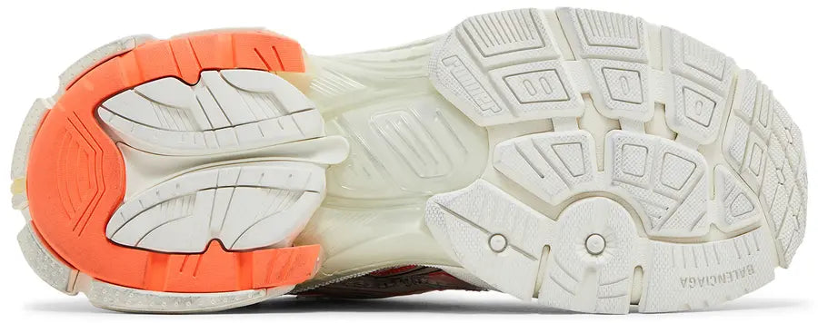 Balenciaga Runner Sneaker 'Eggshell Neon Orange' - Size 40EU