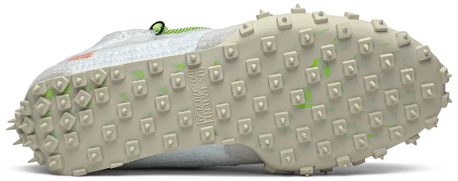 Off-White x Nike Wmns Waffle Racer 'Electric Green' - Size 13W