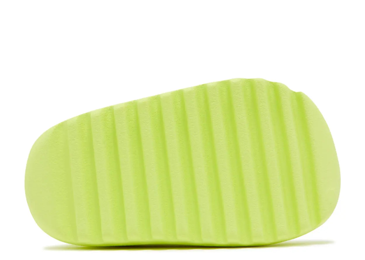 Adidas Yeezy Slides Infants 'Glow Green' 2022 - Size 4C