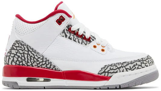 Air Jordan 3 Retro GS 'Cardinal Red' - Size 6.5Y