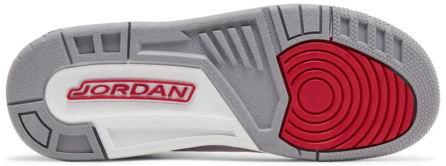 Air Jordan 3 Retro GS 'Cardinal Red' - Size 6.5Y