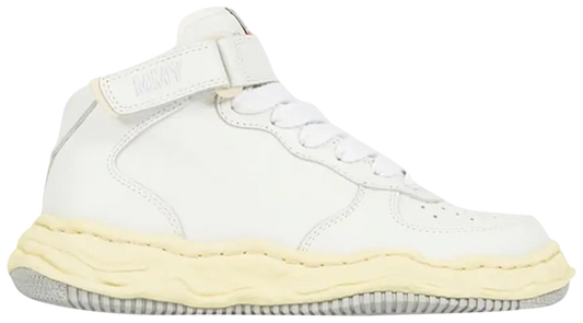 Maison Mihara Yasuhiro Wayne Vintage Sole Leather High 'White' - Size 43EU
