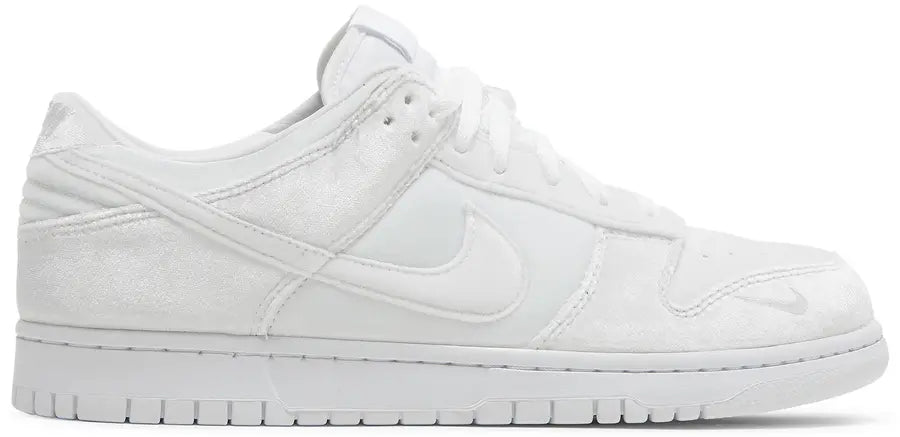 Nike Dover Street Market x Dunk Low 'White Velvet' - Size 10.5