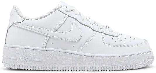 Nike Air Force 1 LE GS 'Triple White' - Size 6Y