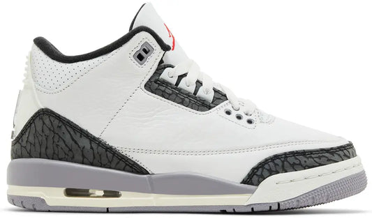 Air Jordan 3 Retro GS 'Cement Grey' - Size 6.5Y
