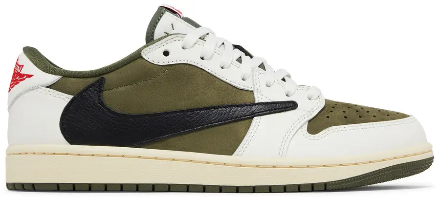 Travis Scott x Air Jordan 1 Retro Low OG SP 'Reverse Olive / Medium Olive' - Size 11.5