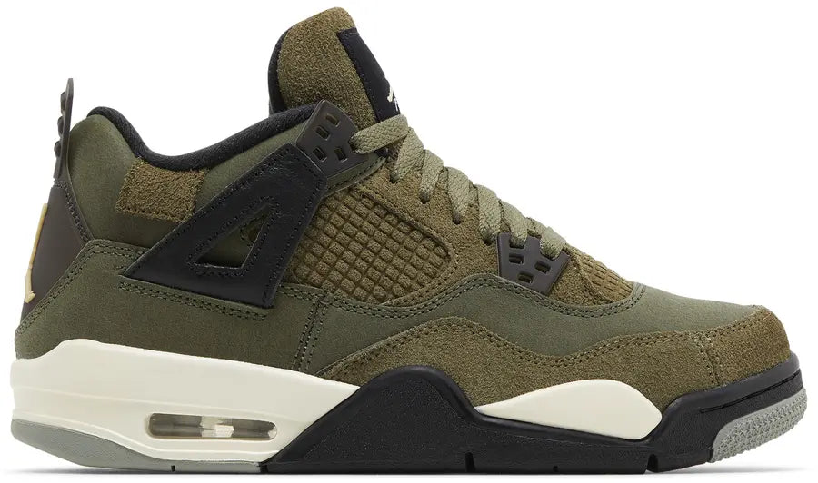 Air Jordan 4 Retro SE Craft GS 'Olive' - Size 7Y