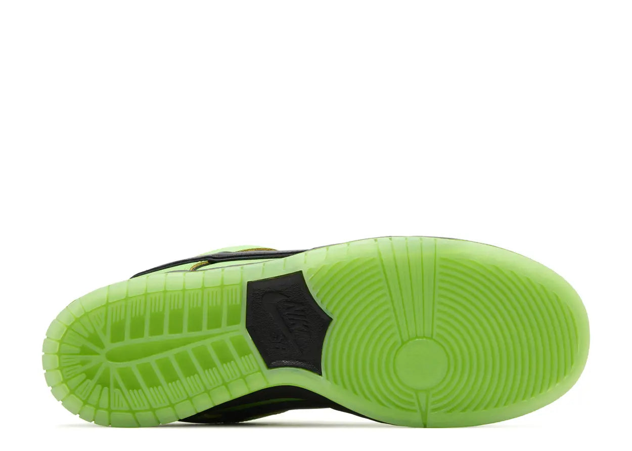 Nike The Powerpuff Girls x Dunk Low Pro SB QS 'Buttercup' - Size 9