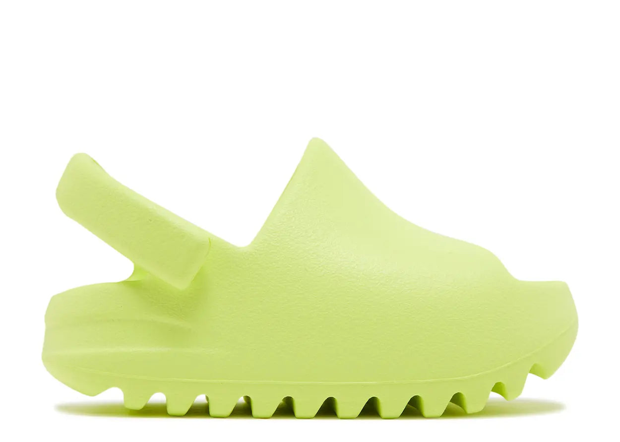 Adidas Yeezy Slides Infants 'Glow Green' 2022 - Size 4C