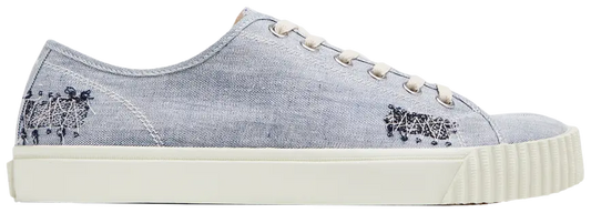 Maison Margiela Wmns Tabi Canvas Low 'Light Blue Denim' - Size 44EU